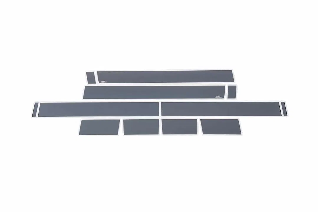 9751207BP – PUTCO Rocker Panel Molding, 12 Piece Black Stainless Steel 6 Inch Height